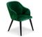 Lot De 2 Fauteuils En Velours "yugnat" 85cm Vert