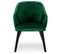 Lot De 2 Fauteuils En Velours "yugnat" 85cm Vert