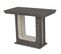 Table Console Extensible Effet Béton "rui" 50-250cm Gris