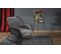 Fauteuil Design En Velours "baldy" 84cm Gris