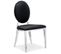 Lot De 2 Chaises Médaillon "tatianna" 90cm Noir