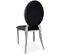 Lot De 2 Chaises Médaillon "tatianna" 90cm Noir