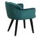 Fauteuil Scandinave Velours "scanda" 70cm Vert