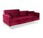 Canapé Convertible 3 Places "lacla" 191cm Rouge