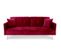 Canapé Convertible 3 Places "lacla" 191cm Rouge