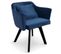 Lot De 20 Fauteuils En Velours "delante" 67cm Bleu