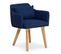 Lot De 20 Fauteuils Design "alan" 70cm Bleu