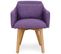 Lot De 20 Fauteuils Design "alan" 70cm Violet