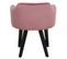 Lot De 20 Fauteuils En Velours "scanda" 70cm Rose