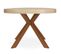 Table Ronde Extensible "zefane" 160-260cm Naturel