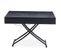 Table Basse Relevable "lift" 120-190cm Noir Mat