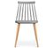 Lot De 2 Chaises Scandinaves "magnan" 77cm Gris