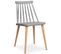 Lot De 2 Chaises Scandinaves "magnan" 77cm Gris