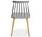 Lot De 2 Chaises Scandinaves "magnan" 77cm Gris