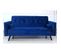 Canapé Convertible 3 Places Scandinave "navya" Bleu Foncé