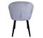 Fauteuil Design En Velours "glany" 81cm Argent