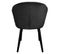 Fauteuil Design En Velours "glany" 81cm Noir