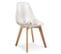 Lot De 2 Chaises Scandinaves "vik" 80cm Transparent