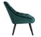 Lot De 2 Fauteuils En Velours "johan" 102cm Vert