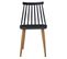 Lot De 2 Chaises Scandinaves "estelle" 77cm Noir