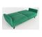 Canapé Convertible En Velours "garry" 220cm Vert