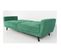 Canapé Convertible En Velours "garry" 220cm Vert