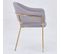 Lot De 2 Chaises Design "carnot" 83cm Gris