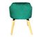 Fauteuil Scandinave En Velours "nari" 70cm Vert