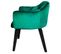 Fauteuil Scandinave En Velours "nari" 70cm Vert