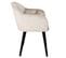 Fauteuil Design En Velours "glany" 81cm Beige