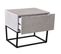 Table De Chevet 1 Tiroir "luena" 50cm Gris