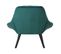 Fauteuil Scandinave En Velours "johan" 102cm Vert