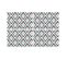 Table Basse 4 Covers "géométrique" 120cm Blanc