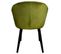 Fauteuil Design En Velours "glany" 81cm Kaki