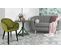 Fauteuil Design En Velours "glany" 81cm Kaki