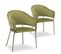 Lot De 2 Chaises Design "carnot" 83cm Kaki