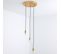 Suspension Design En Métal "pladon" 120cm Or