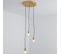 Suspension Design En Métal "pladon" 120cm Or