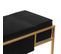 Bureau Design "korma" 91cm Noir et Or