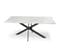 Table De Repas Design "nalou" 180cm Blanc et Noir