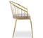 Lot De 2 Chaises Design "comado" 77cm Taupe