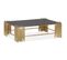 Table Basse Design "manala" 101cm Noir et Or