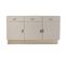 Buffet 3 Tiroirs Et 3 Portes "tazea" 150cm Taupe