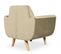 Fauteuil Scandinave Velours "budapest" 81cm Beige