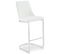 Lot De 2 Chaises De Bar Design "darling" 108cm Blanc