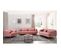 Fauteuil Capitonné En Velours "glamour" 93cm Rose