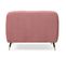 Fauteuil Capitonné En Velours "glamour" 93cm Rose