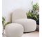 Fauteuil Design Bouclette "pilou" 80cm Beige