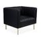 Fauteuil Design "taylor" 84cm Noir