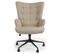 Fauteuil De Bureau "verner" 96cm Taupe Clair